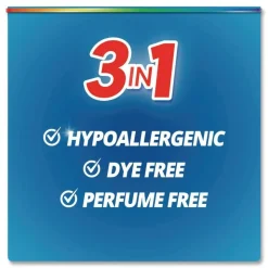 Purex Free and Clear Liquid HE Laundry Detergent, Unscented, 150 oz Bottle, 4/Carton