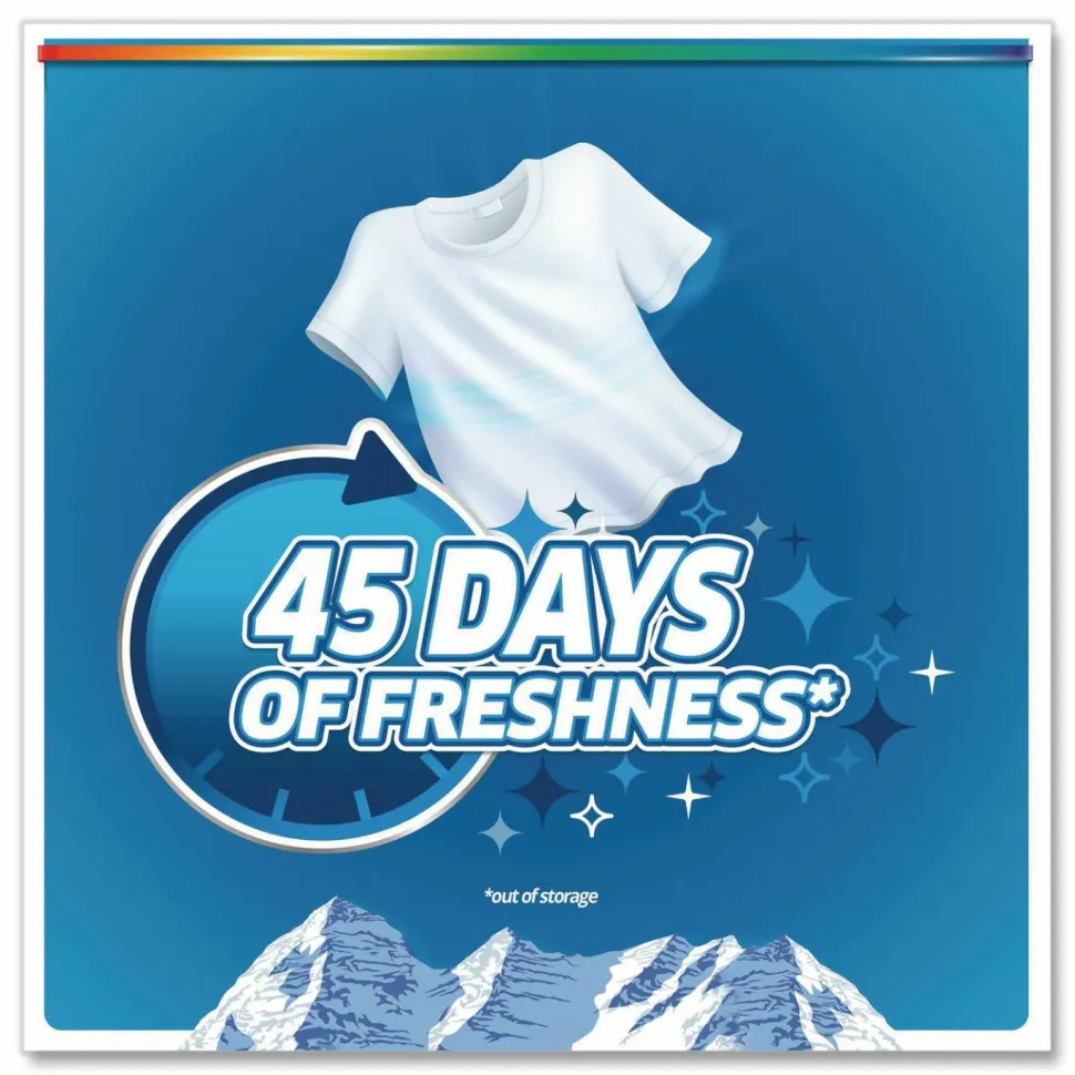Purex 4-in-1 HE Laundry Detergent Pacs, Fresh Mountain Breeze Scent, 66 Pods/Bag, 4 Bags/Carton