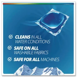 Purex 4-in-1 HE Laundry Detergent Pacs, Fresh Mountain Breeze Scent, 66 Pods/Bag, 4 Bags/Carton
