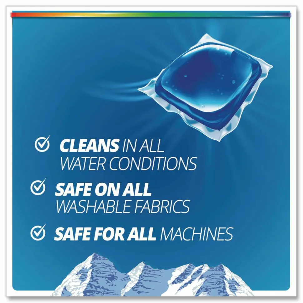 Purex 4-in-1 HE Laundry Detergent Pacs, Fresh Mountain Breeze Scent, 66 Pods/Bag, 4 Bags/Carton