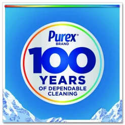 Purex Liquid Laundry Detergent, Mountain Breeze Scent, 150 oz Bottle, 4/Carton