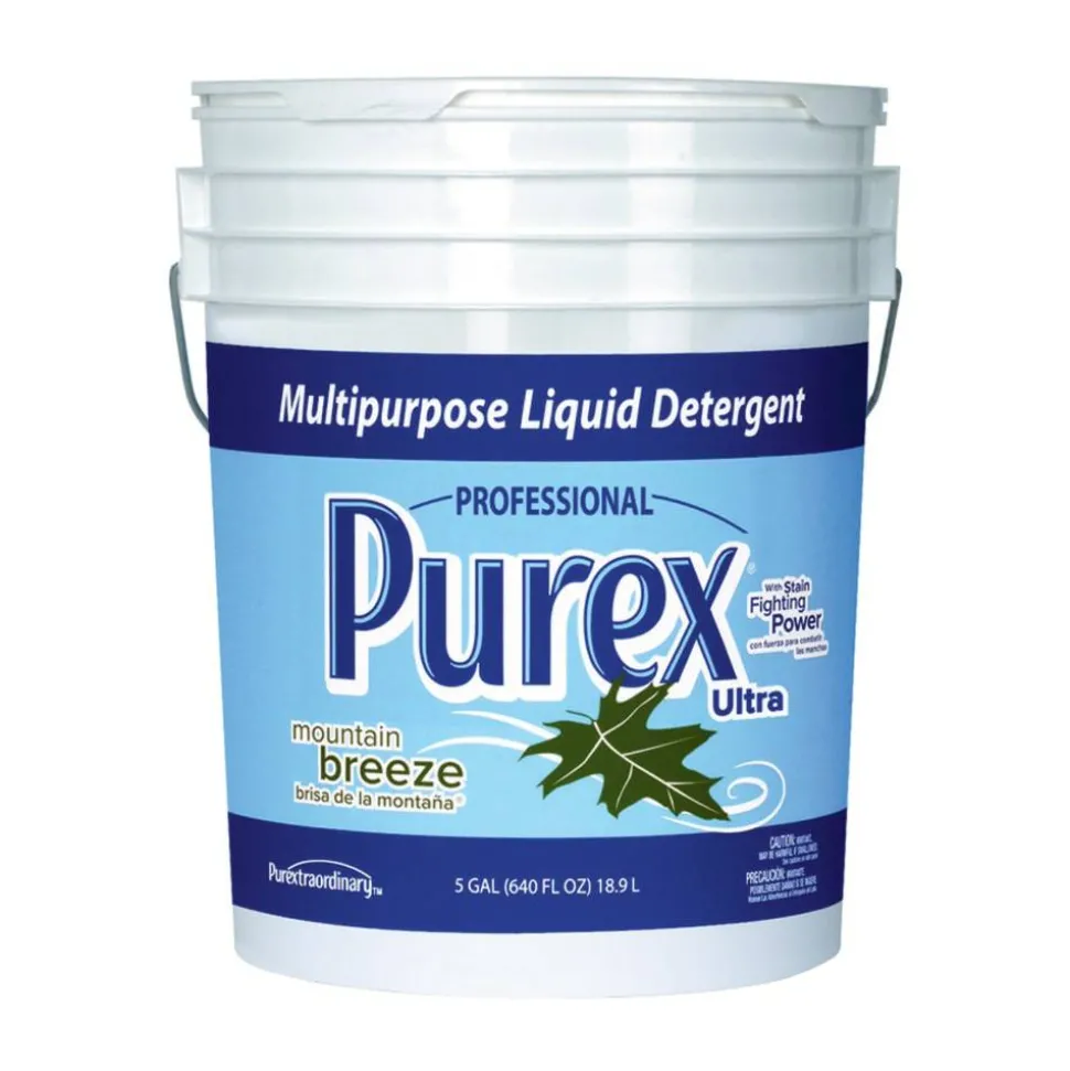Purex Liquid Laundry Detergent, Mountain Breeze, 5 Gallon Container