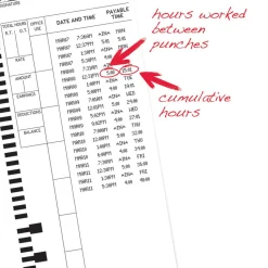Pyramid Time System - 100/PK Authentic Time Cards [44100-10] - 4410010