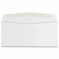 Quality Park #10 Business Envelopes, Gummed Seal, White, Box Of 500