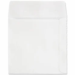 Quality Park CD/DVD Sleeves, 5" x 5", White, Box Of 250