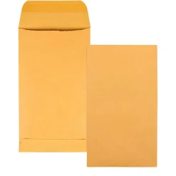 Quality Park #5 Coin Envelopes, Brown Kraft, Box Of 500