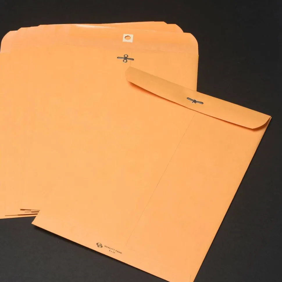 Quality Park Envelopes, 10" x 13", Clasp Closure, Brown, Box Of 250