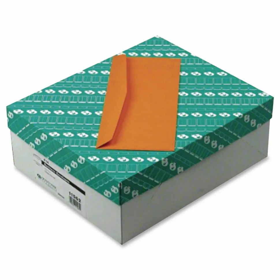 Quality Park Kraft Regular Business Envelopes - Business - #14 - 5" Width x 11 1/2" Length - 28 lb - Gummed - Kraft - 500 / Box - Kraft