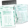 Quality Park Night Deposit Bags, 8 1/2" x 10 1/2", White, Pack Of 100