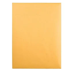 Quality Park Postage Savings ClearClasp Envelopes, 9" x 12", Brown Kraft, Pack Of 100