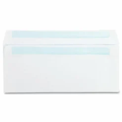 Quality Park #8 5/8 Redi-Seal Double-Window Security Envelopes, Left Windows (Top/Bottom), Self-Seal, White, Box Of 500