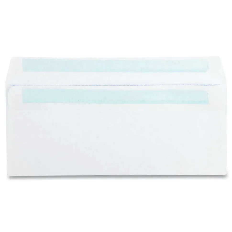 Quality Park #8 5/8 Redi-Seal Double-Window Security Envelopes, Left Windows (Top/Bottom), Self-Seal, White, Box Of 500