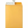Quality Park Redi-Strip Catalog Envelopes, 9" x 12", Self-Adhesive, Brown Kraft, Box Of 100