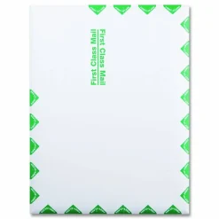 Quality Park Redi-Strip Catalog Envelopes, First Class, 10" x 13", Self-Sealing, White, Box Of 100