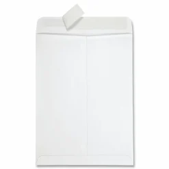Quality Park Redi-Strip Plain Catalog Envelopes - Catalog - #10 1/2 - 9" Width x 12" Length - 28 lb - Peel & Seal - Wove - 100 / Box - White