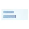 Quality Park #8 Reveal-N-Seal Business Security Double-Window Envelopes, Left Windows (Top/Bottom), White, Box Of 500