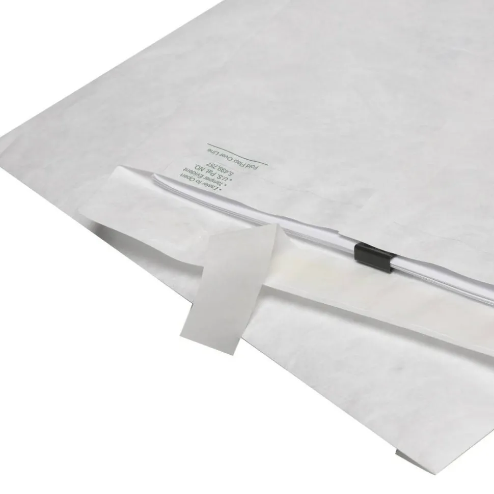 Quality Park Tyvek Envelopes, 10" x 13", White, Box Of 100