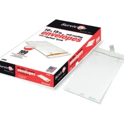 Quality Park Tyvek Envelopes, 10" x 15", White, Box Of 100