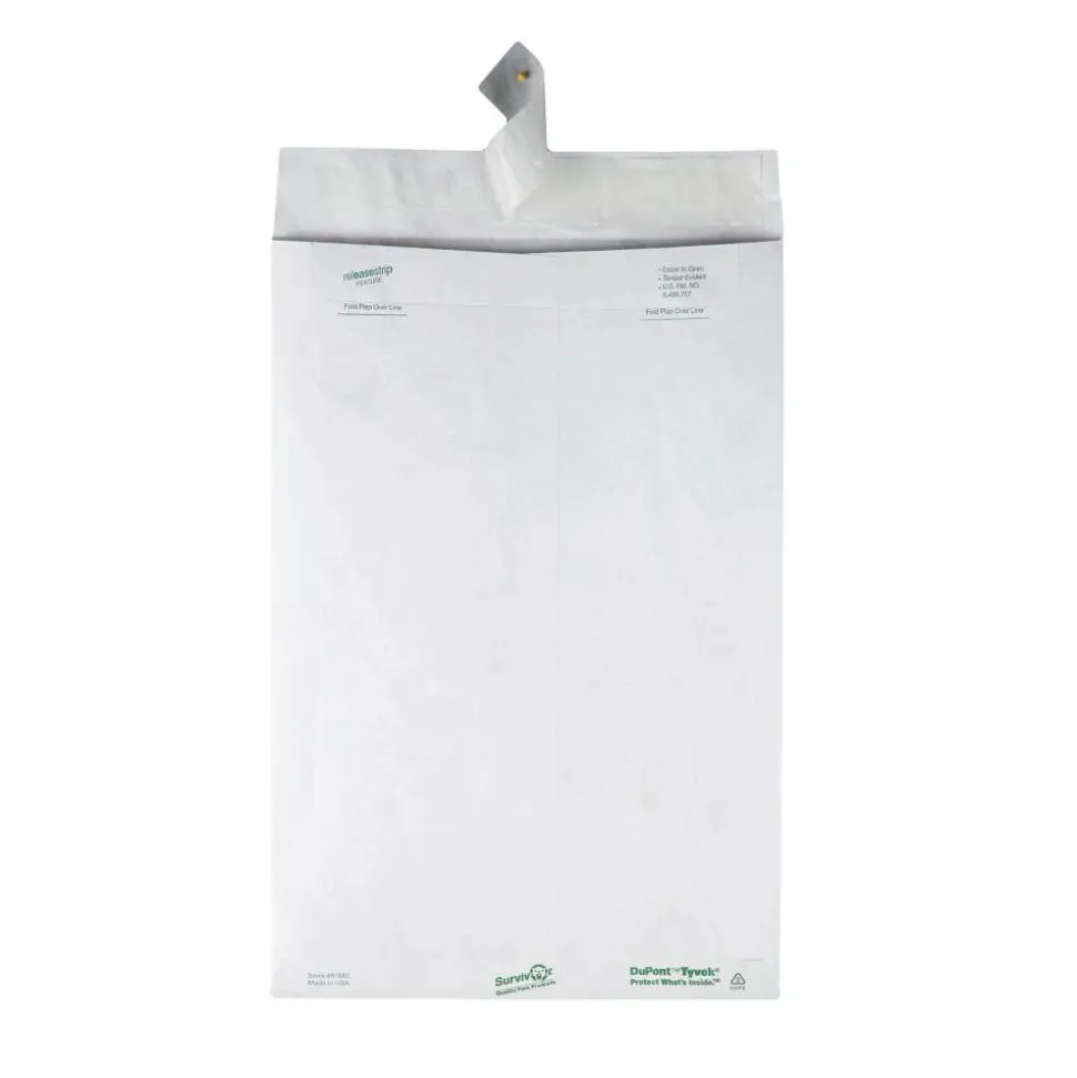 Quality Park Tyvek Envelopes, 10" x 15", White, Box Of 100