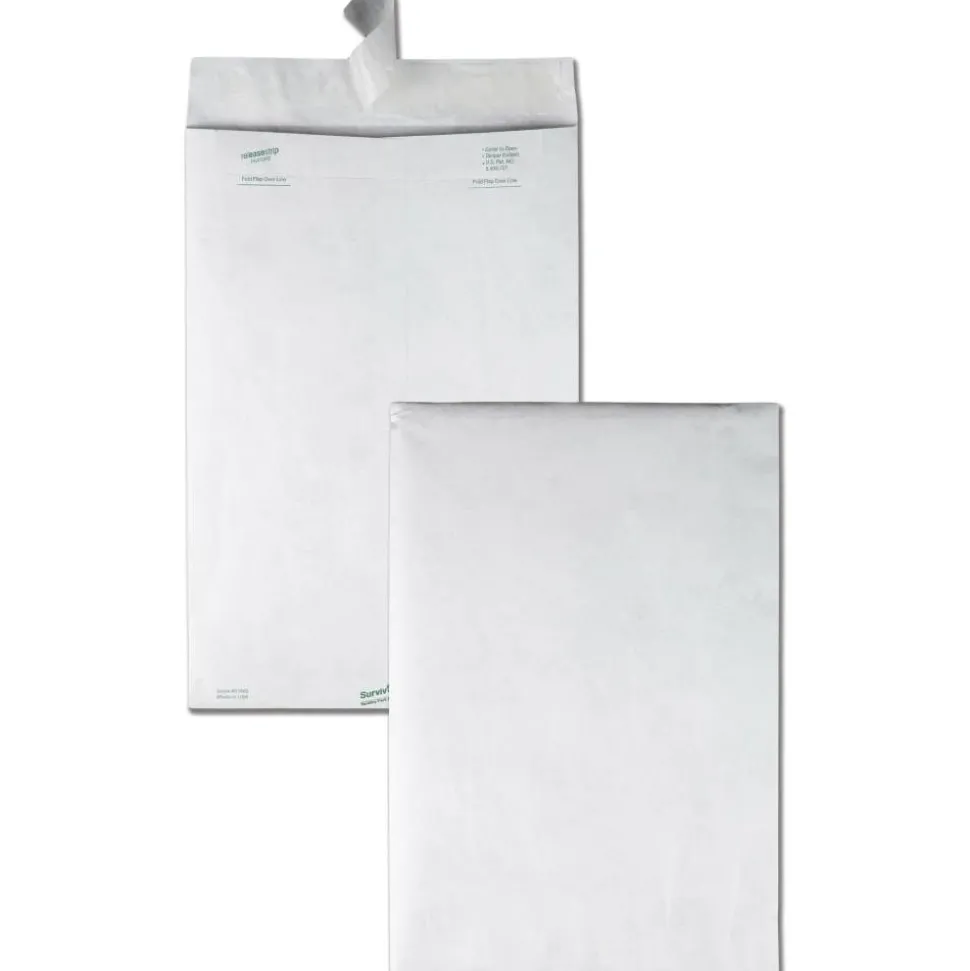 Quality Park Tyvek Envelopes, 10" x 15", White, Box Of 100