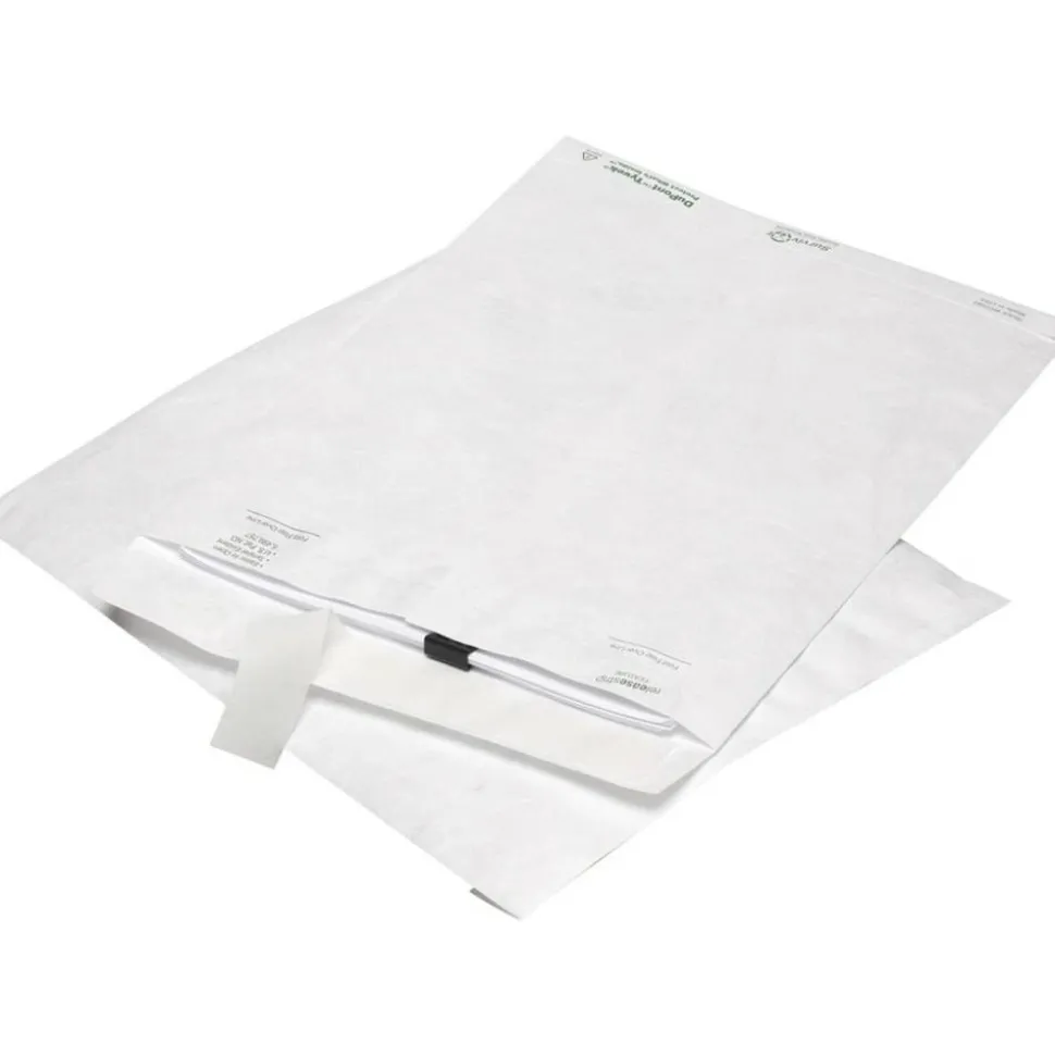 Quality Park Tyvek Envelopes, 10" x 15", White, Box Of 100