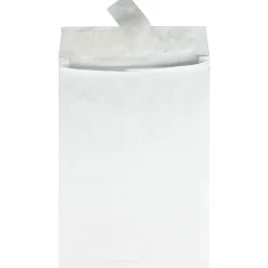 Quality Park Tyvek Expansion 10" x 13" x 1 1/2" Envelopes, 14 Lb, Self-Adhesive Closure, White, Carton Of 100