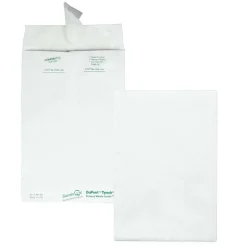 Quality Park Tyvek 6" x 9" Envelopes, Self-Adhesive Closure, White, Box Of 100
