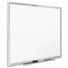 Quartet Classic Total Erase Non-Magnetic Melamine Dry-Erase Whiteboard, 36" x 24", Aluminum Frame With Silver Finish