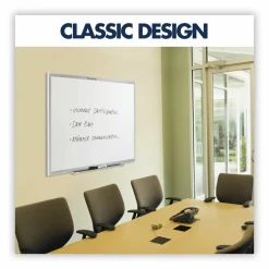 Quartet Classic Total Erase Non-Magnetic Melamine Dry-Erase Whiteboard, 36