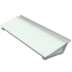 Quartet Dry-Erase Desktop Computer Pad, 18" x 6", White