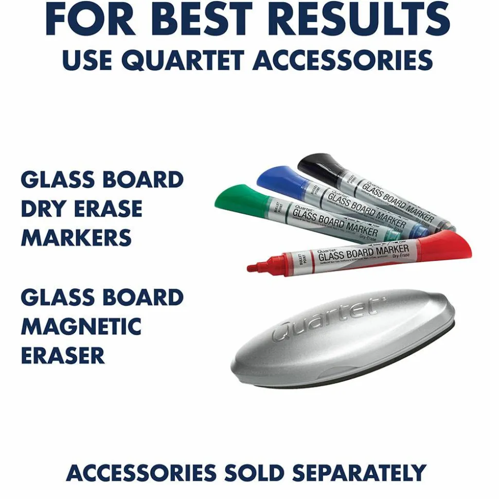 Quartet Dry-Erase Desktop Computer Pad, 18" x 6", White