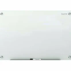 Quartet Infinity Magnetic Glass Unframed Dry-Erase Whiteboard, 72" x 48", White