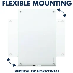 Quartet Infinity Magnetic Glass Unframed Dry-Erase Whiteboard, 72