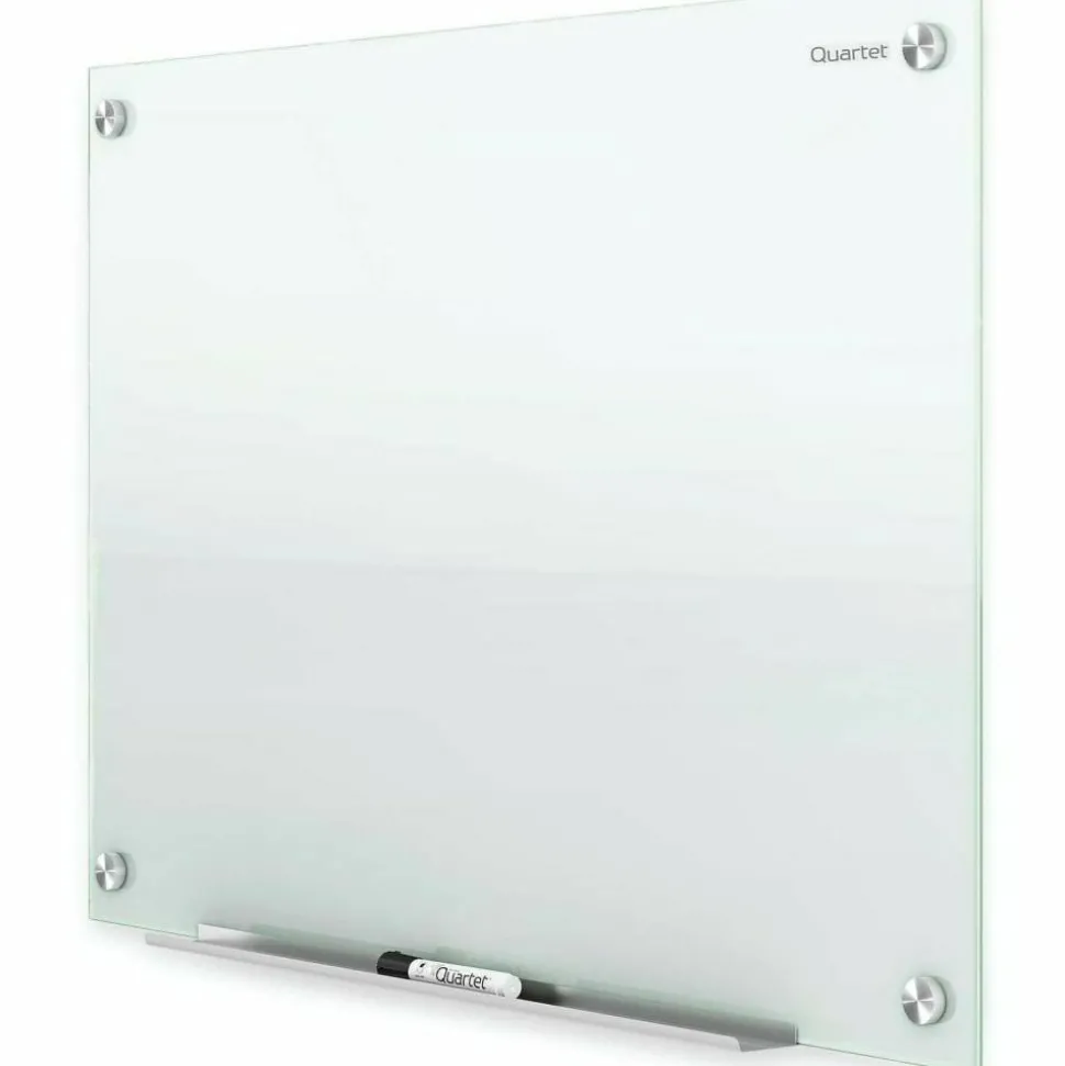 Quartet Infinity Magnetic Glass Unframed Dry-Erase Whiteboard, 72" x 48", White
