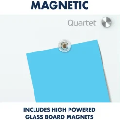 Quartet Infinity Magnetic Glass Unframed Dry-Erase Whiteboard, 72
