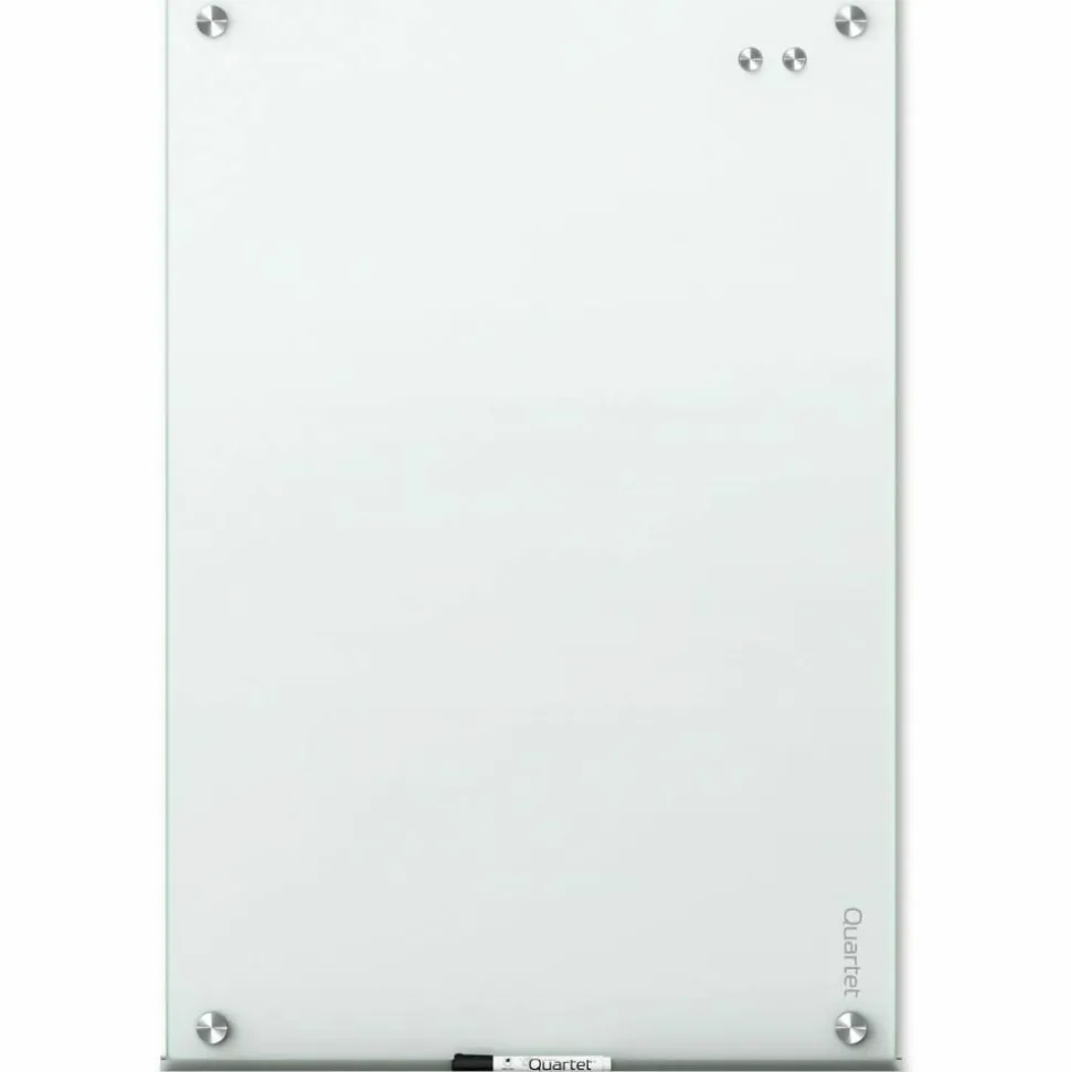 Quartet Infinity Magnetic Glass Unframed Dry-Erase Whiteboard, 72" x 48", White