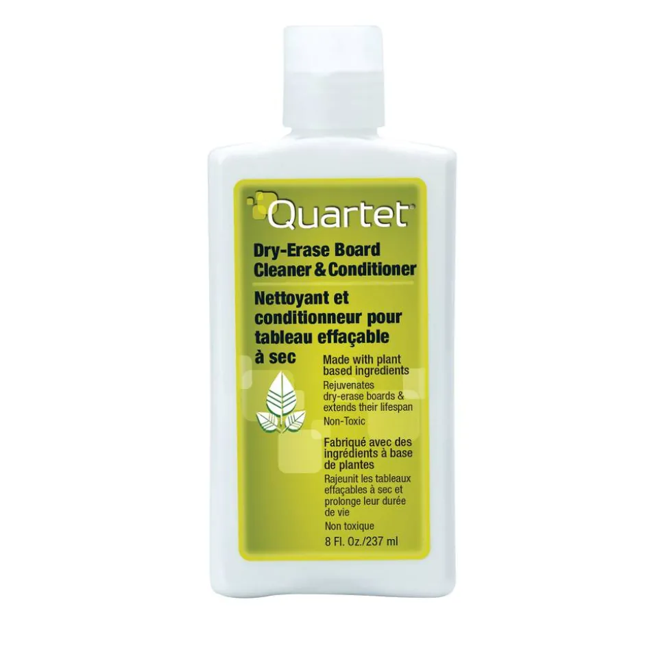 Quartet Dry-Erase Board Cleaner & Conditioner For Melamine/Porcelain Boards, 8 Oz