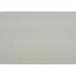 Quartet Oval Office Unframed Fabric Bulletin Board, 36" x 48", Gray
