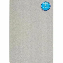 Quartet Oval Office Unframed Fabric Bulletin Board, 36