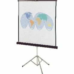 Quartet Portable Tripod Projection Screen, 70" x 70"