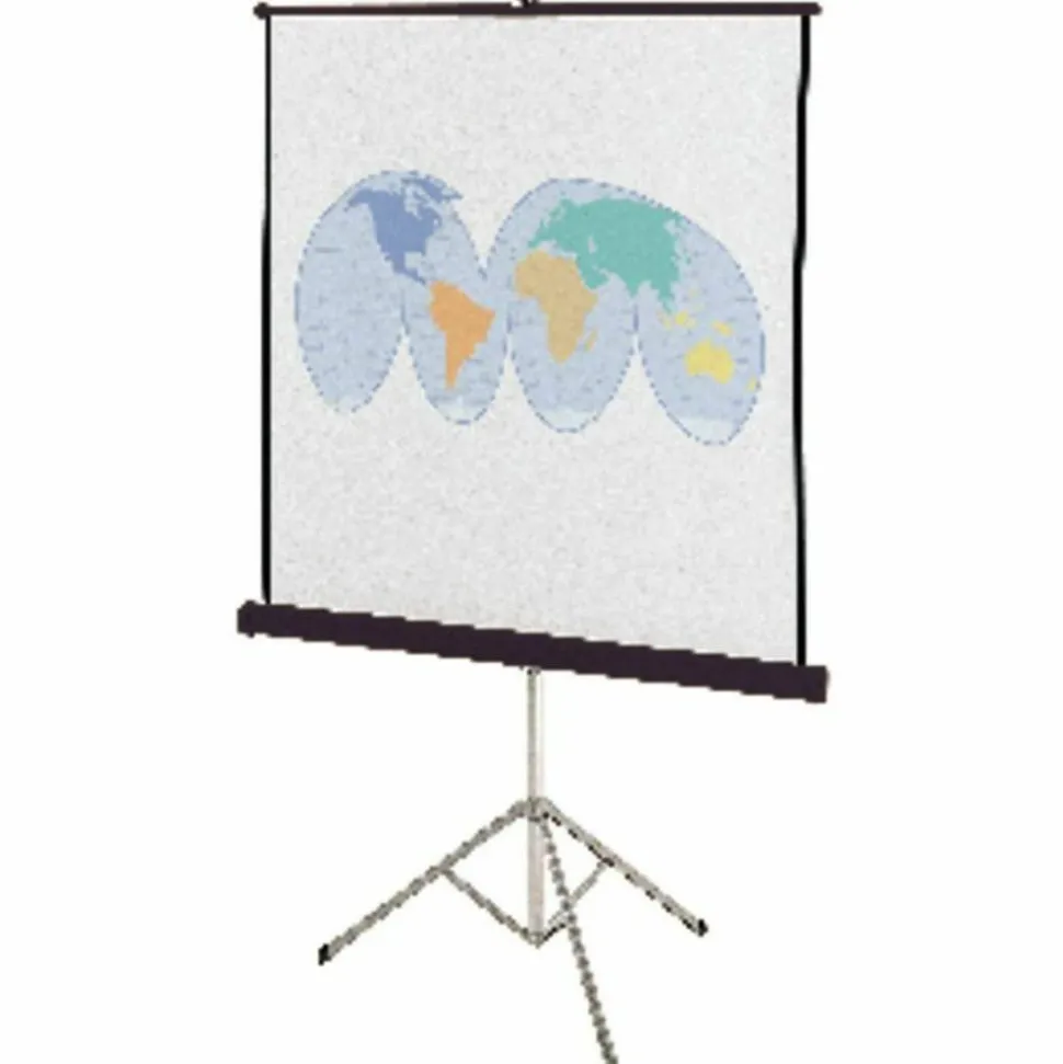 Quartet Portable Tripod Projection Screen, 70" x 70"