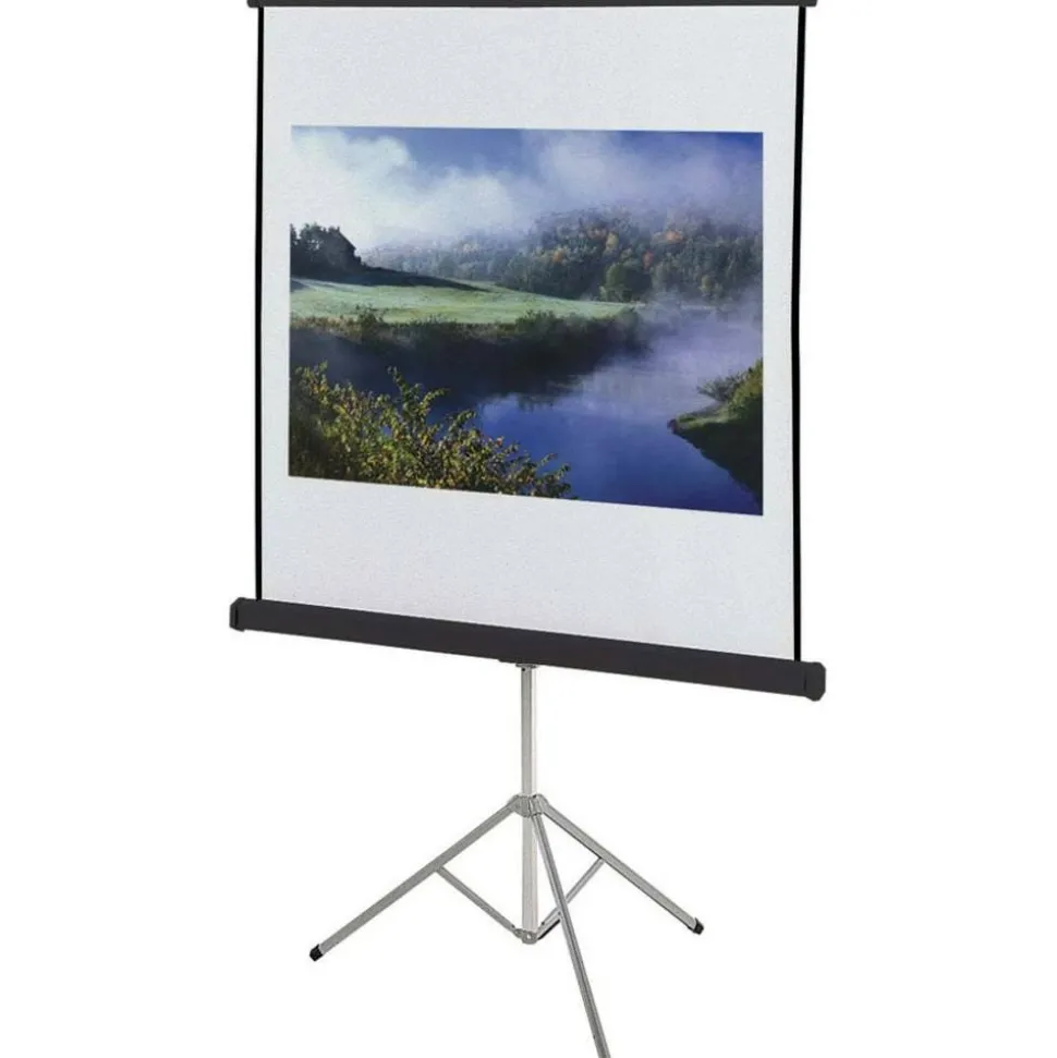 Quartet Portable Tripod Projection Screen, 70" x 70"