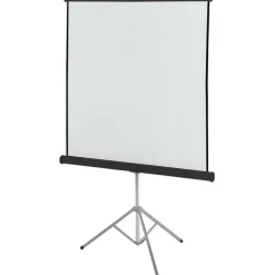 Quartet Portable Tripod Projection Screen, 60 x 60, White Matte Finish