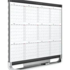 Quartet Prestige 2 Magnetic Dry-Erase 12 Month Calendar Board, 36