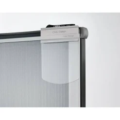 Quartet Workstation Privacy Screen, Silver