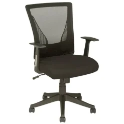 Radley Mesh Mid-Back Task Office Chair, Black, BIFMA Compliant