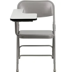 Ralph Premium Steel Folding Chair with Right Handed Tablet Arm