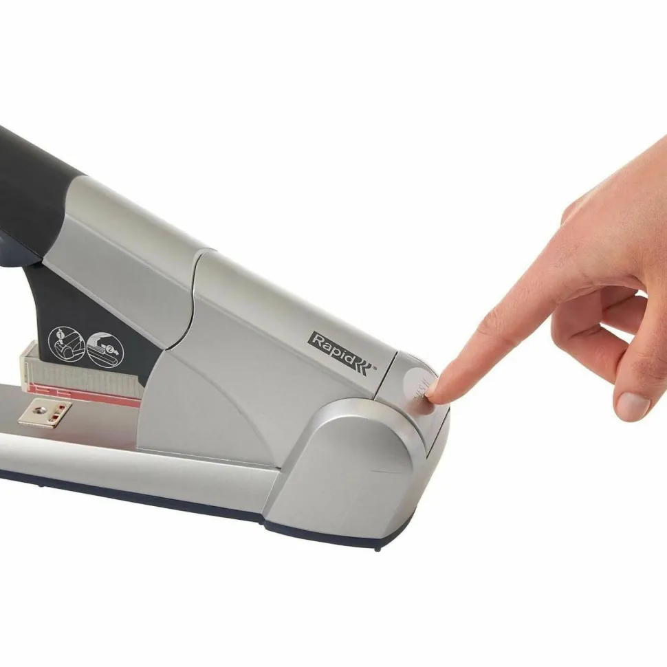 Rapid Heavy-Duty Cartridge Stapler, Silver