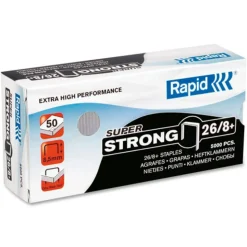 Rapid High-Capacity Galvanized Staples, 5/16
