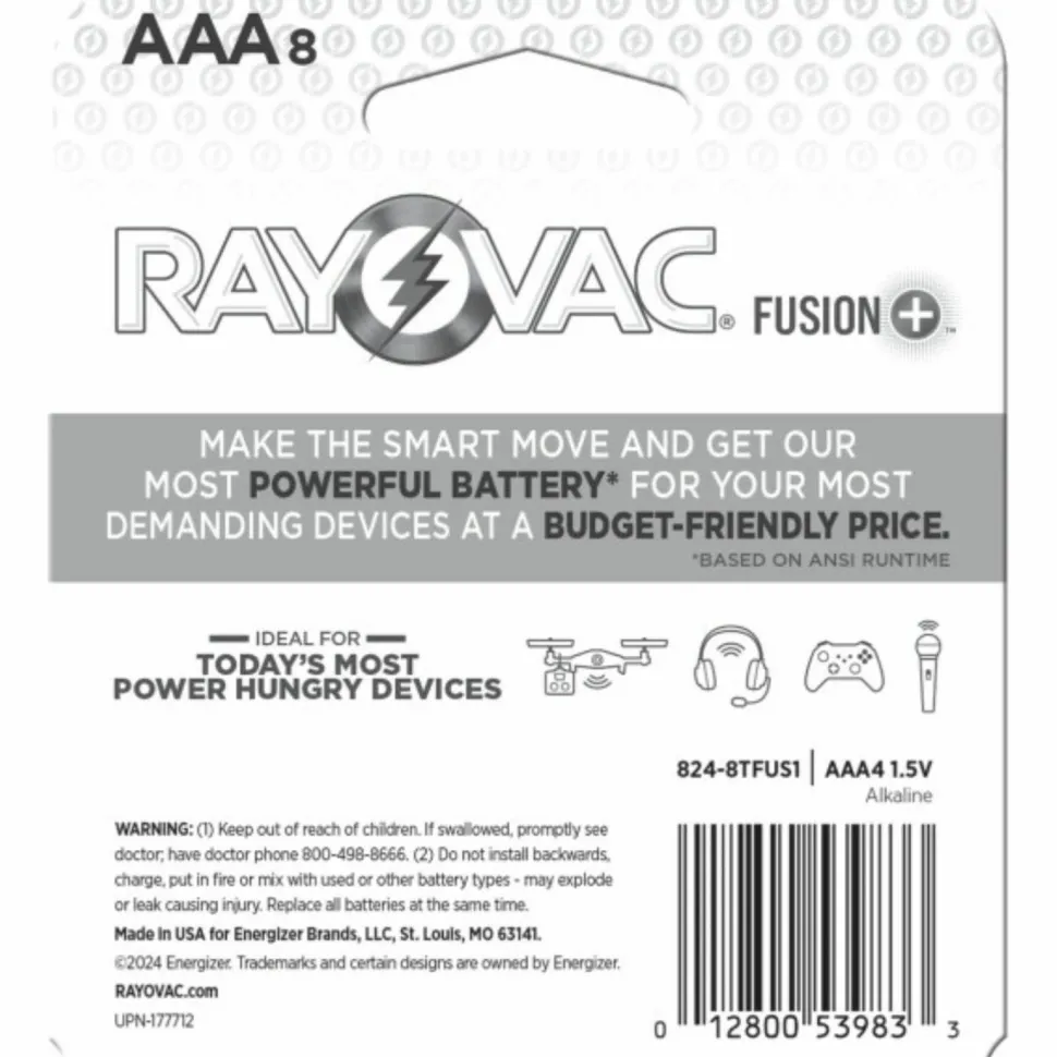 Rayovac Fusion Battery